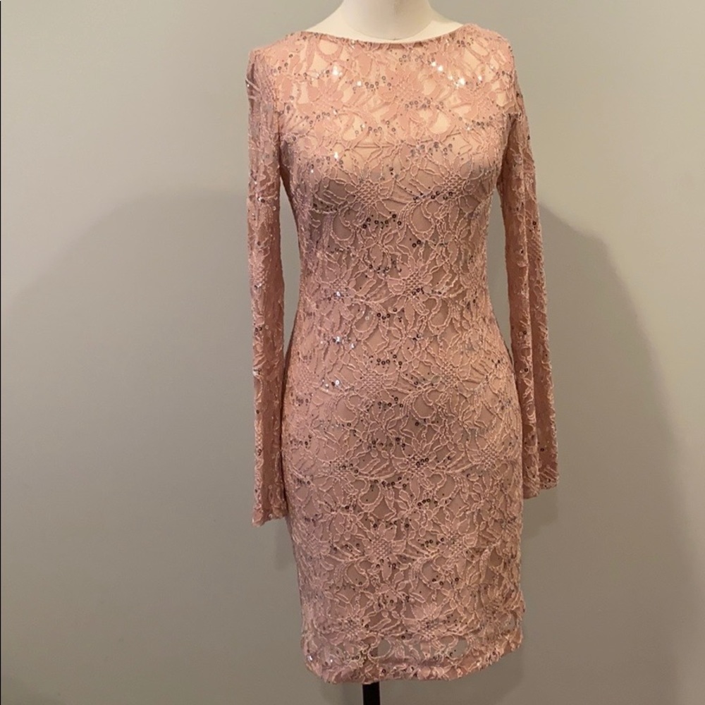 JSCollections Size 4 Lace and Sparkle beig…​